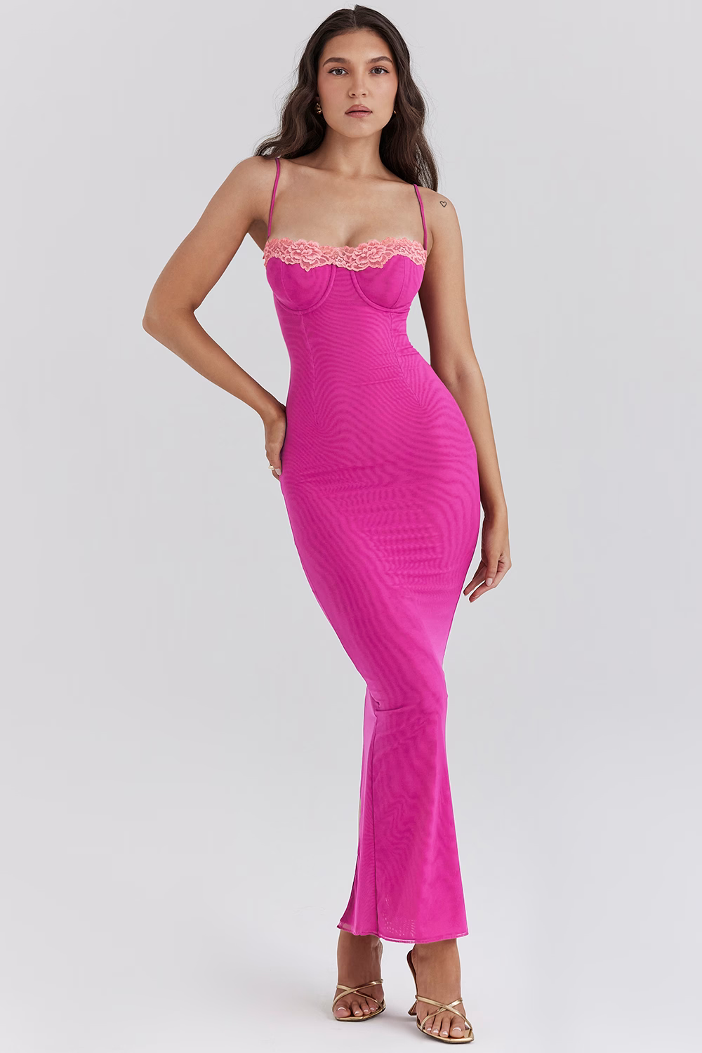 DELILAH | LACE DETAIL DRESS