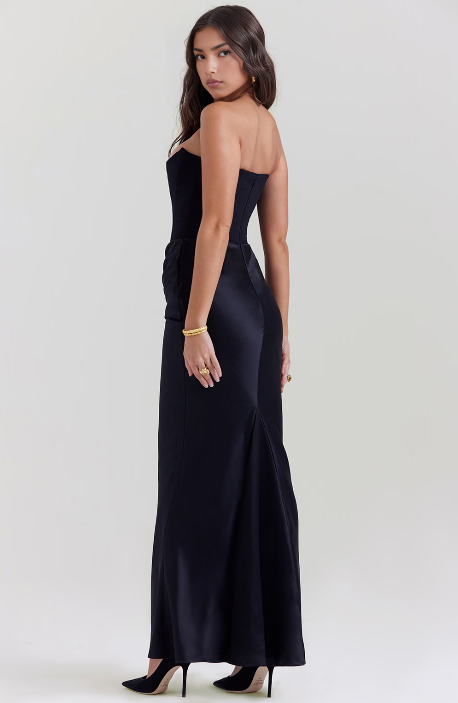 EDEN | POLISHED SATIN GOWN