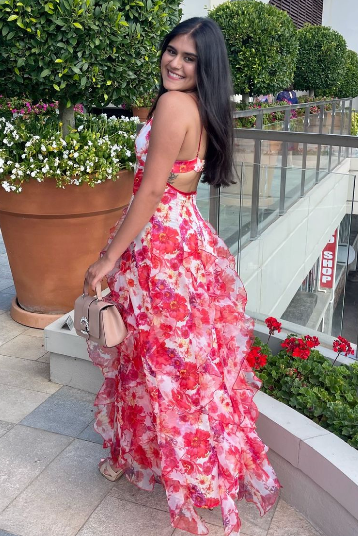 FENNA | ROMANTIC RUFFLED DRESS