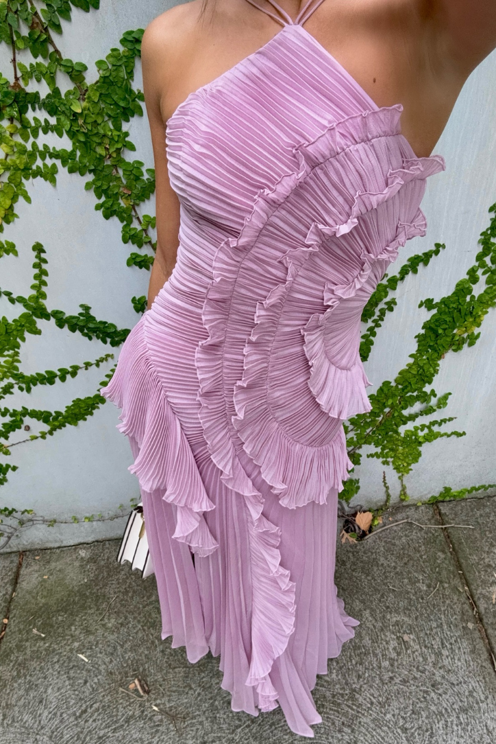 SEREPHINA | ELEGANT RUFFLED DRESS