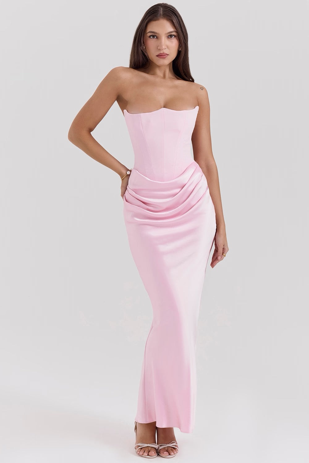 EDEN | POLISHED SATIN GOWN
