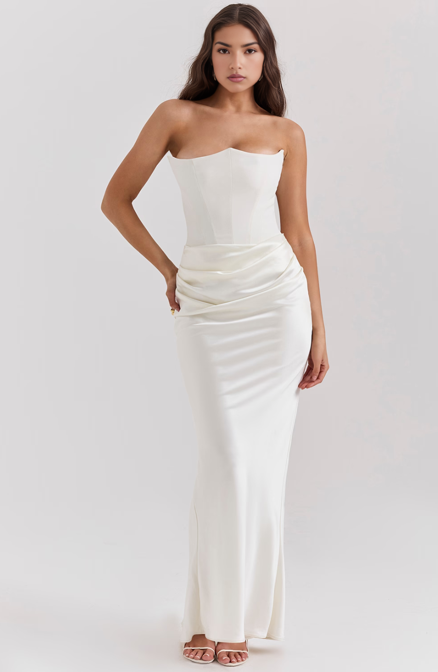 EDEN | POLISHED SATIN GOWN