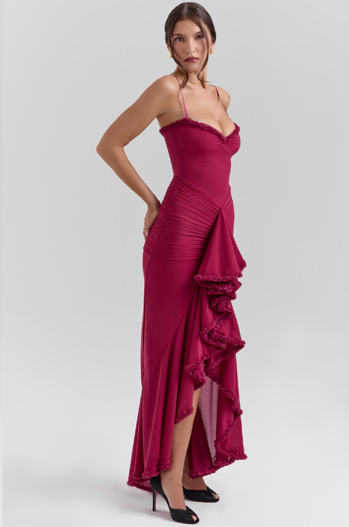 FLORENCE | ROMANTIC RUFFLE DRESS
