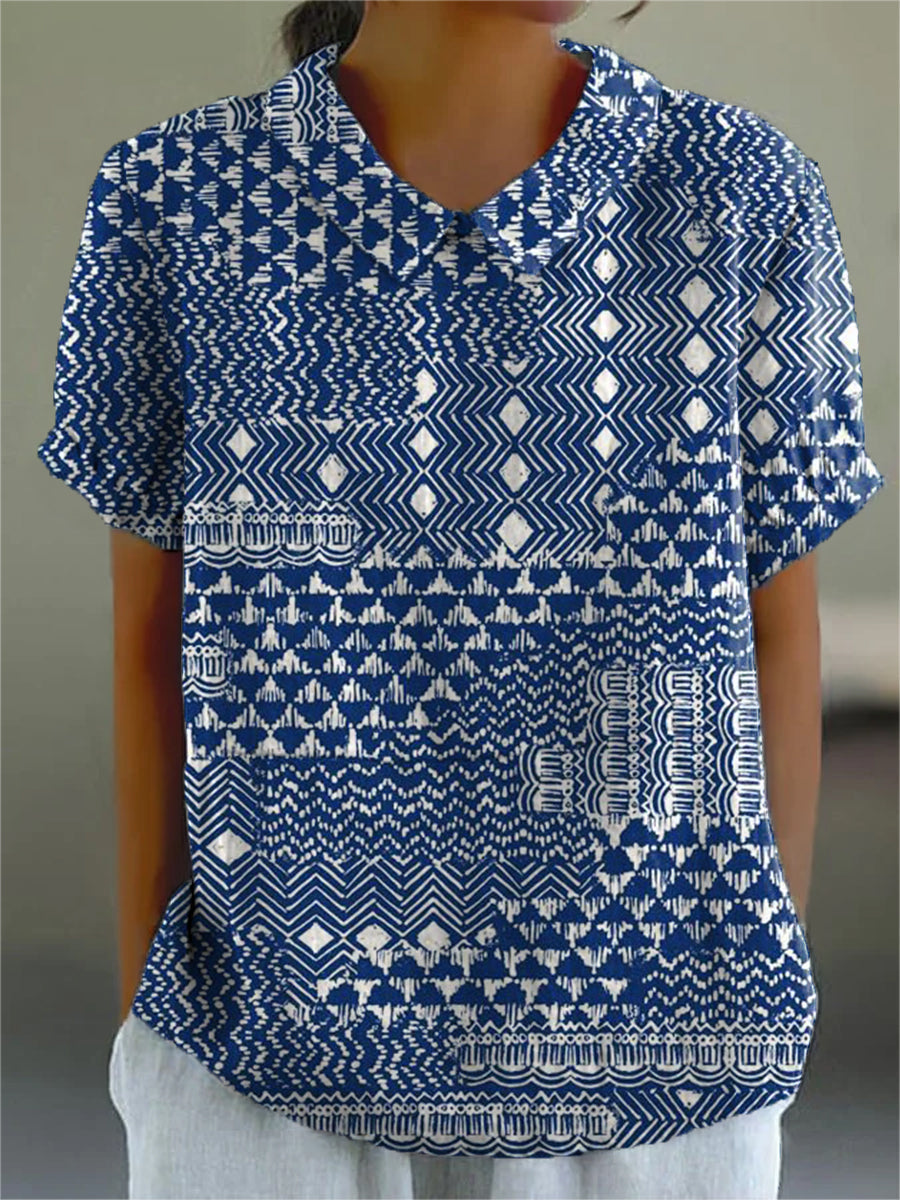 ZARA | TRIBAL PRINT SHIRT