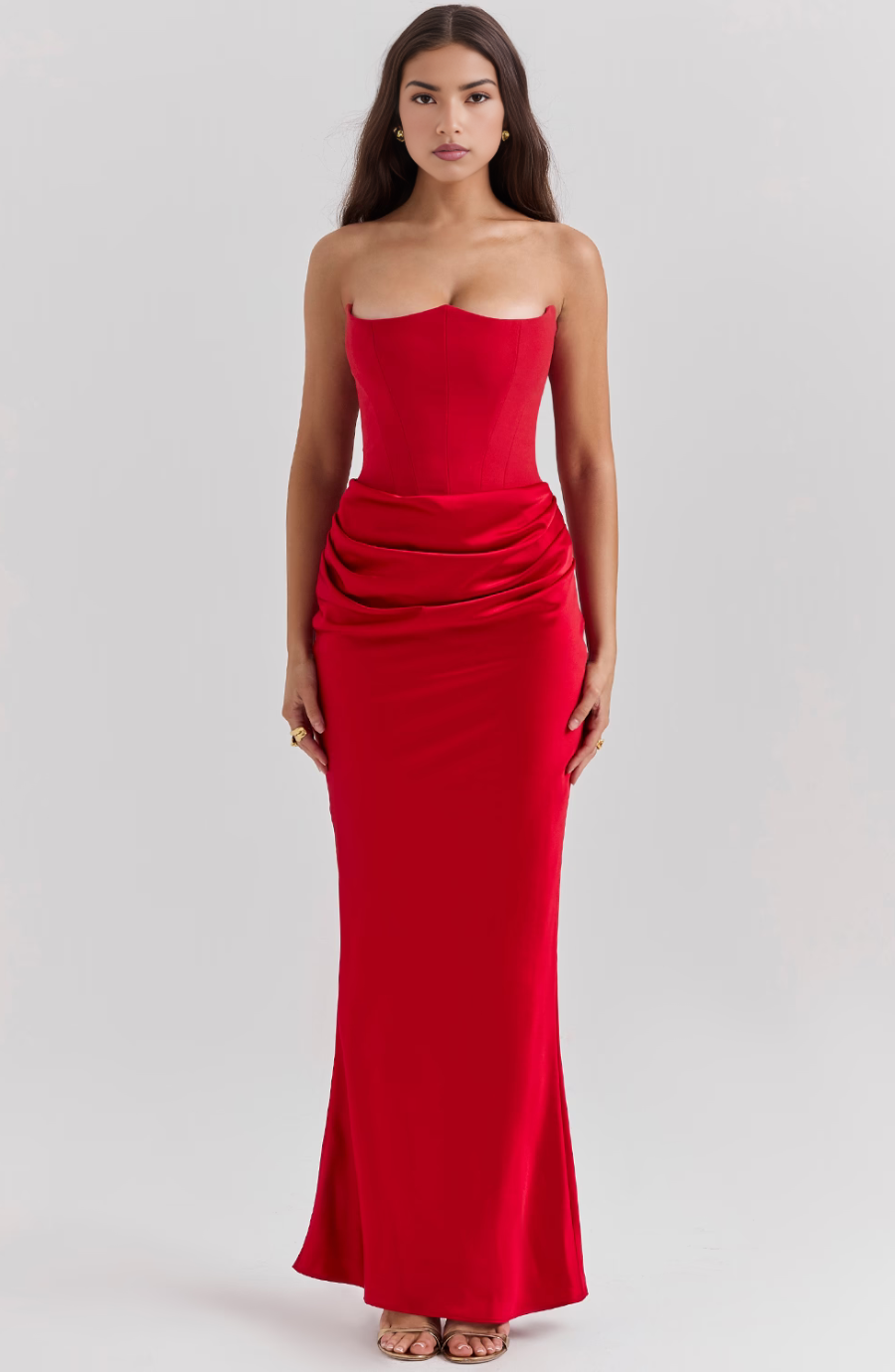 EDEN | POLISHED SATIN GOWN