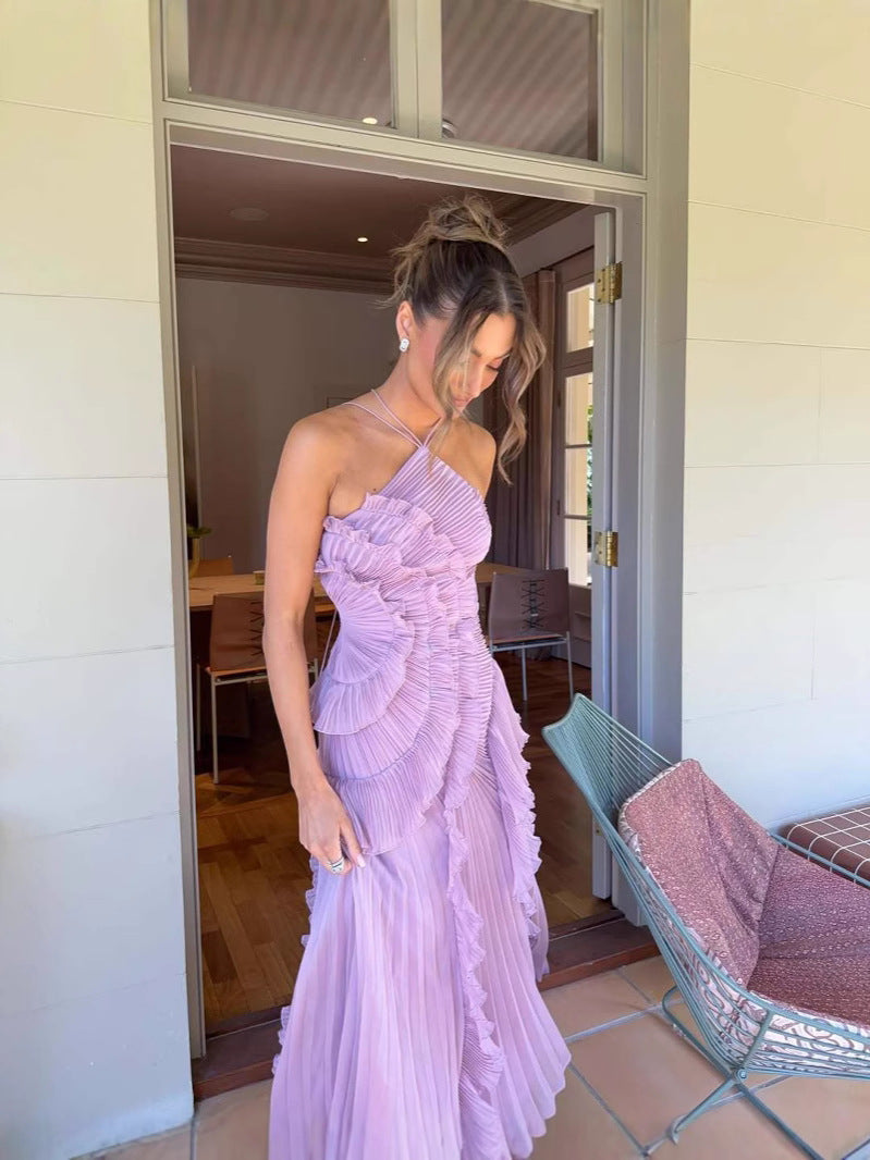 SEREPHINA | ELEGANT RUFFLED DRESS