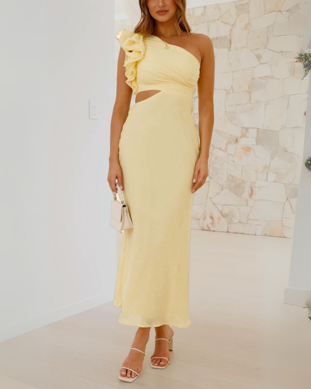 SEREN | LIMONCELLA CUTOUT DRESS