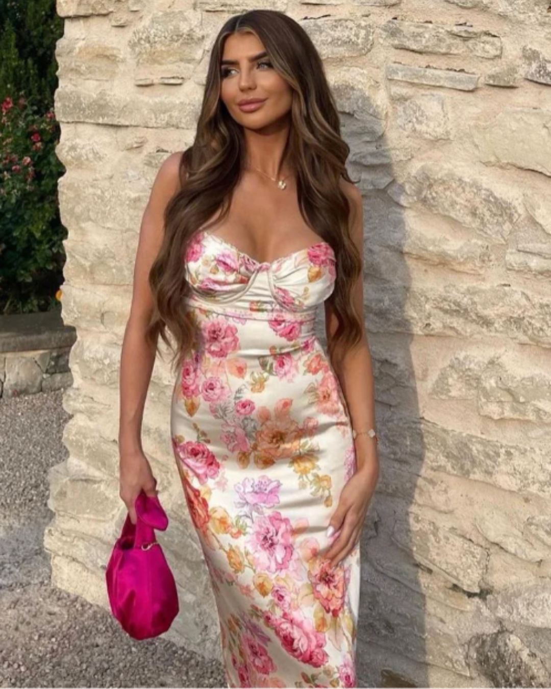 GINEVRA | FLATTERING FLORAL DRESS