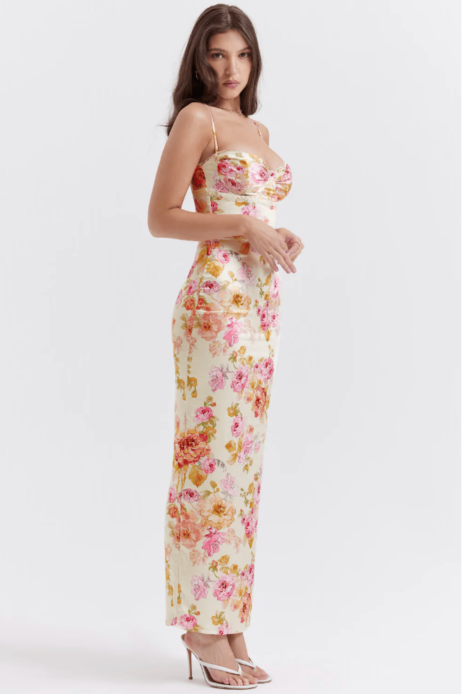 GINEVRA | FLATTERING FLORAL DRESS