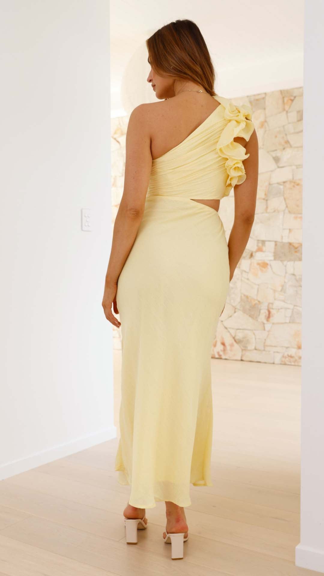 SEREN | LIMONCELLA CUTOUT DRESS